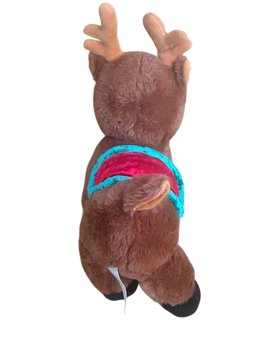 Petsmart Fortune Reindeer Plush Dog Toy Brown & Red Holiday Christmas Seasonal